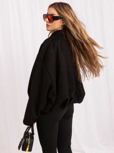 Kurtka bomber VELVET black