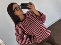 Bluzka w paski MARINA | różne kolory